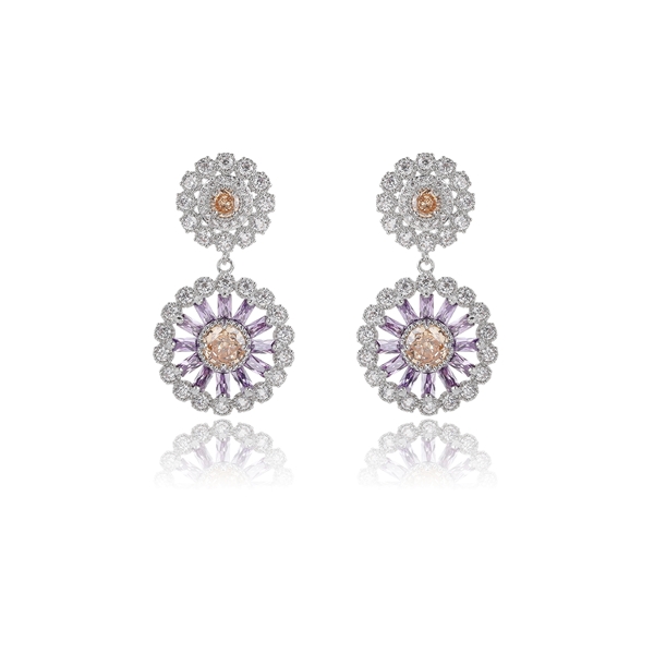 Picture of Good Rhinestone Classic Chandelier Earrings