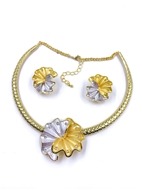 Show details for Impressive Colorful Gold Plated 2 Piece Jewelry Set with Low MOQ Show details for Impressive Colorful Gold Plated 2 Piece Jewelry Set with Low MOQ