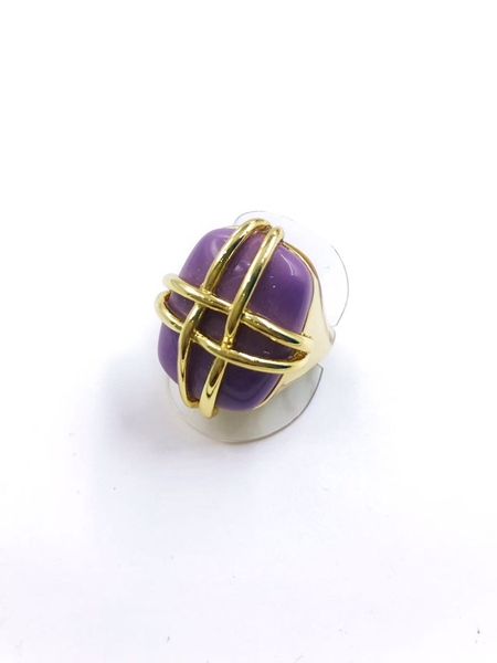 Picture of Resin Gold Plated Fashion Ring Best Price