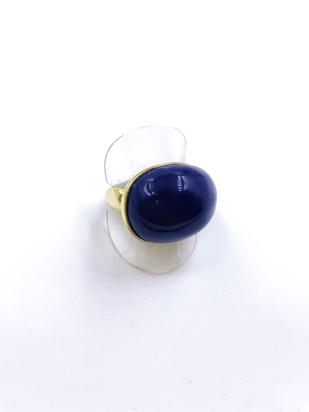 Picture of Irresistible Gold Plated Resin Fashion Ring As a Gift