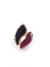 Picture of Purchase Gold Plated Enamel Fashion Ring Exclusive Online