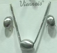 Show details for Sparkling Work Gold Plated 2 Piece Jewelry Set