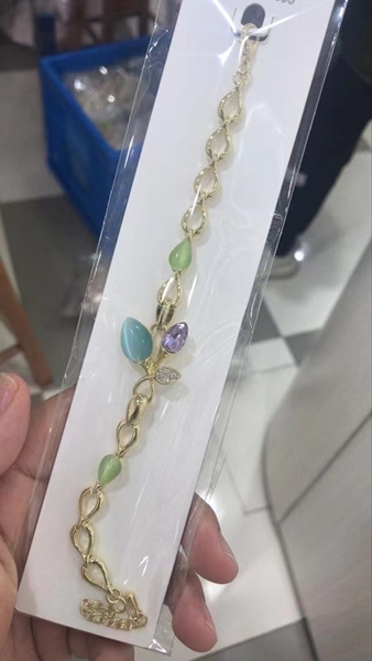 Picture of New Season Colorful Simple Short Chain Necklace with SGS/ISO Certification